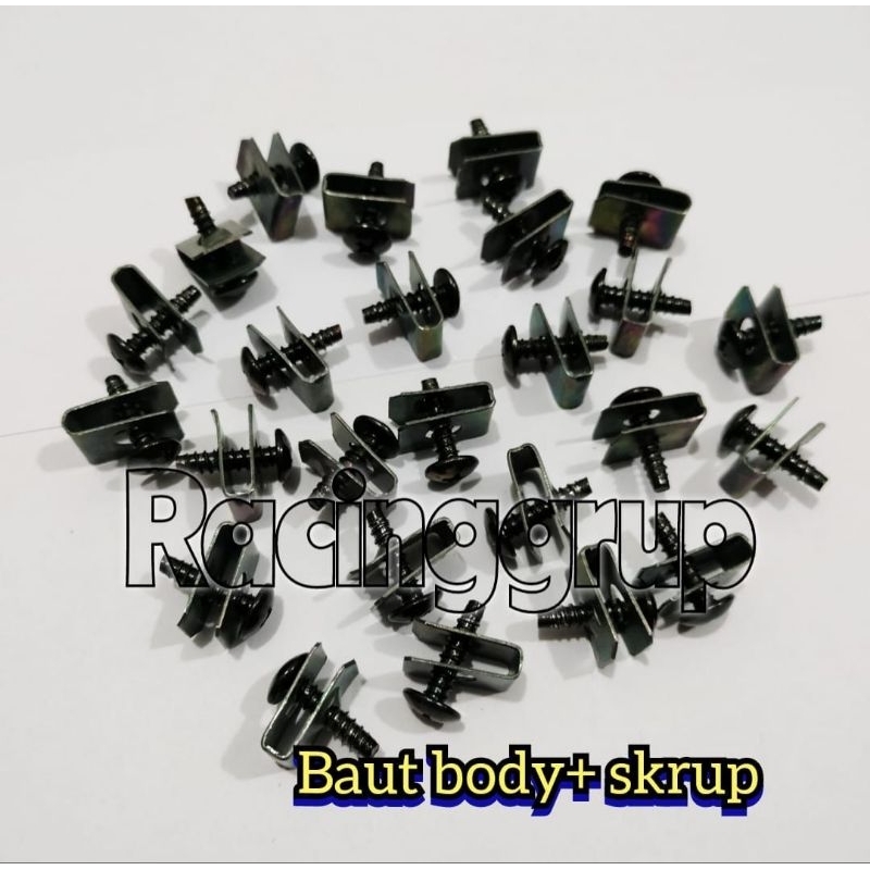 KUALITAS TERBAIK 20PCS BAUT KLIP VARIO BEAT SCOOPY SPACY/BAUT KLIP HONDA MATIK