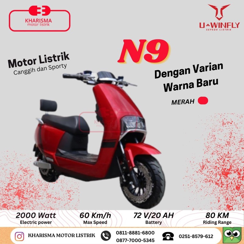 Motor Listrik New N9 Pro Uwinfly