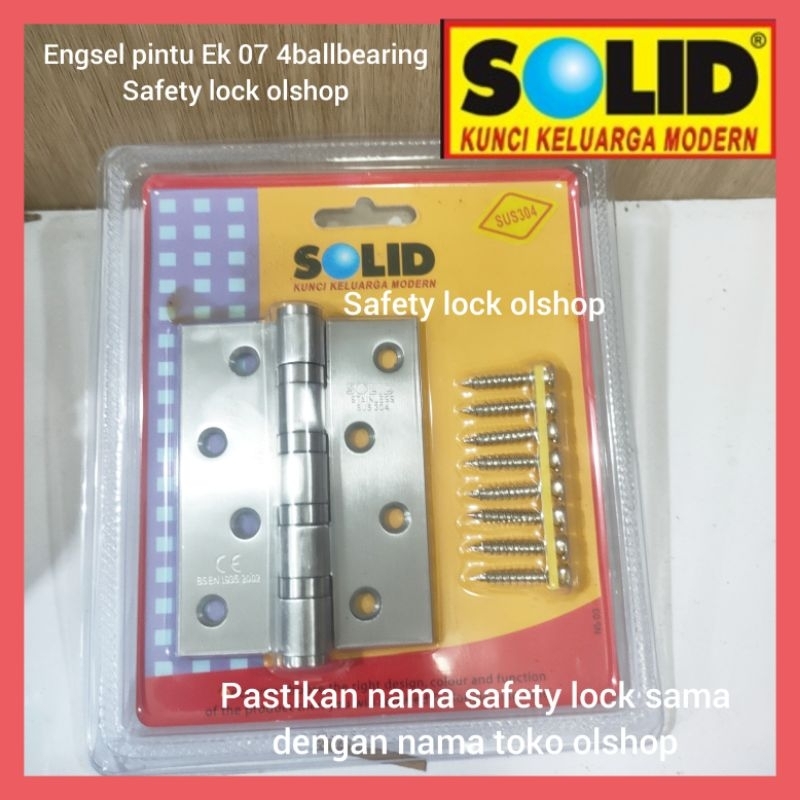Engsel pintu Ek 07 BB 4" SOLID sus 304