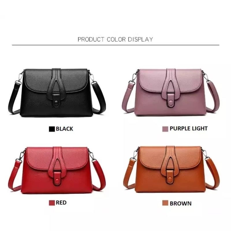 (COD) YF ELVIRA - TAS SELEMPANG WANITA / TAS BAHU / SLING BAG / SHOULDER BAG