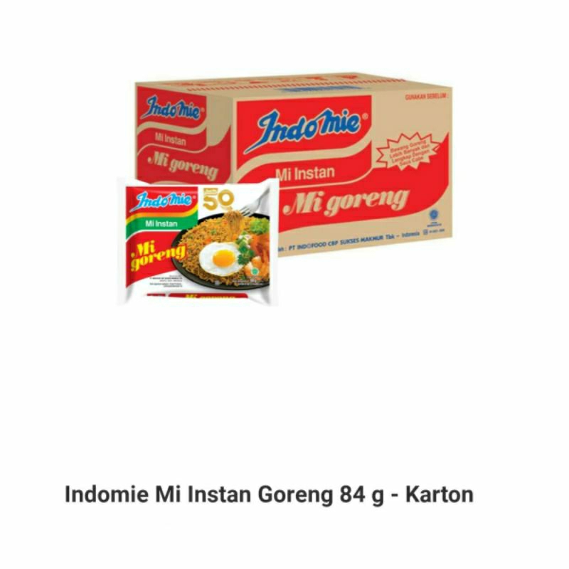 

Mie Instan Indomie Goreng 84g - Karton