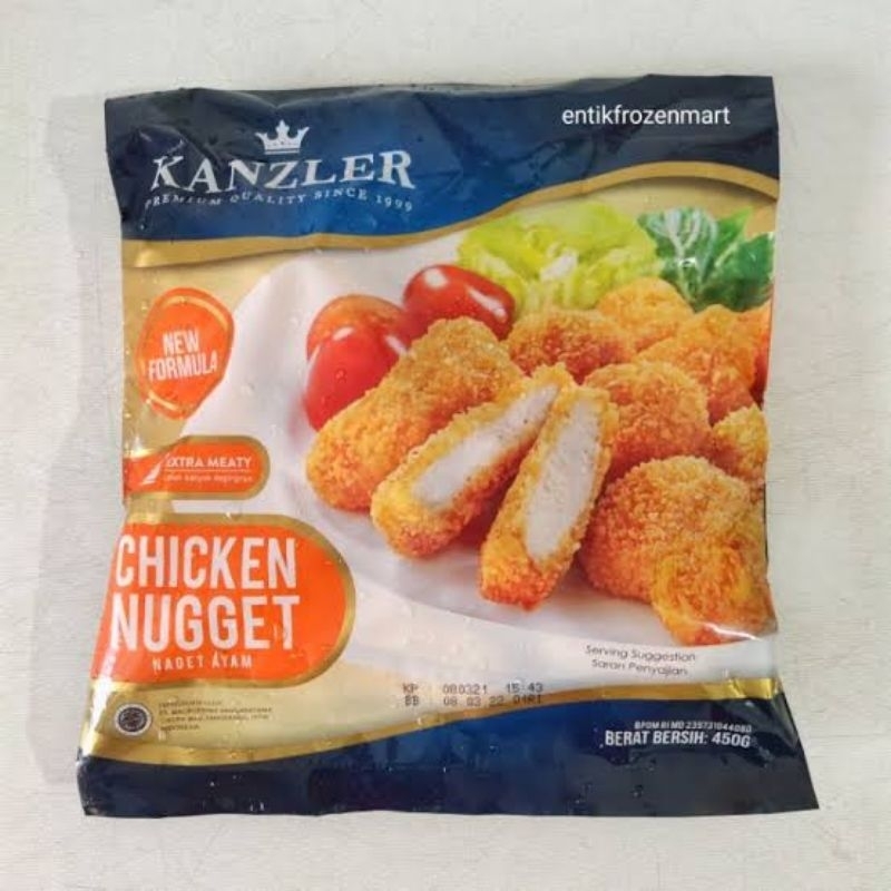 

Frozen Food Kanzler Chicken Nugget Original 450gr