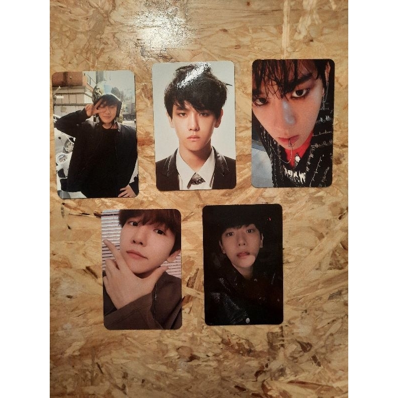 Photocard PC Chanyeol Baekhyun WAL, Overdose, Monster, Ace Kit, Bambi