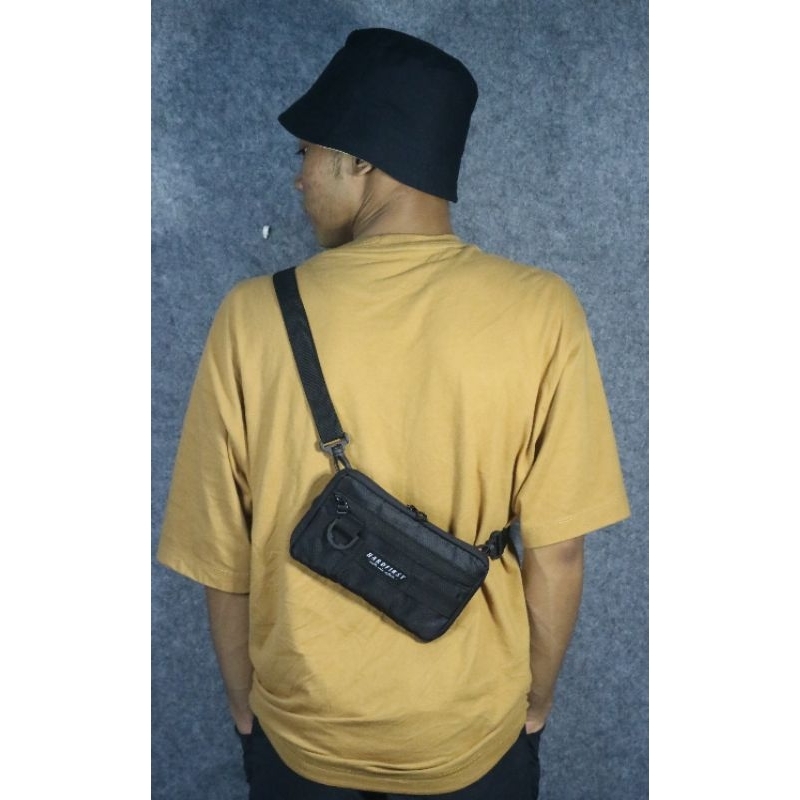 Hardfirst Clucth Bag - Tas Pinggang - Pouch Bag - Hand Bag - Real Pict