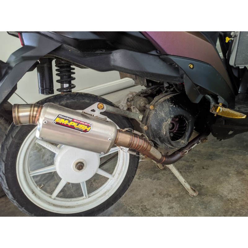 Knalpot Racing EM-PUSH Mio M3 Mio J Soul GT 125 Fino 125 Mio Z Mio S
