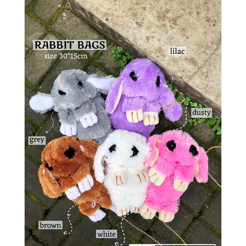 RABBIT BAG / TAS BONEKA / TAS KELINCI / TAS GEMOY