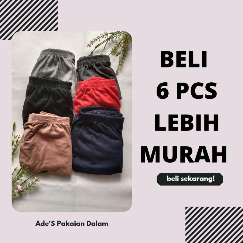 6PCS Celana Dalam Dewasa - Celana Dalam Pria - Celana Dalam Wanita -6pcs lebih murah - CD Dewasa