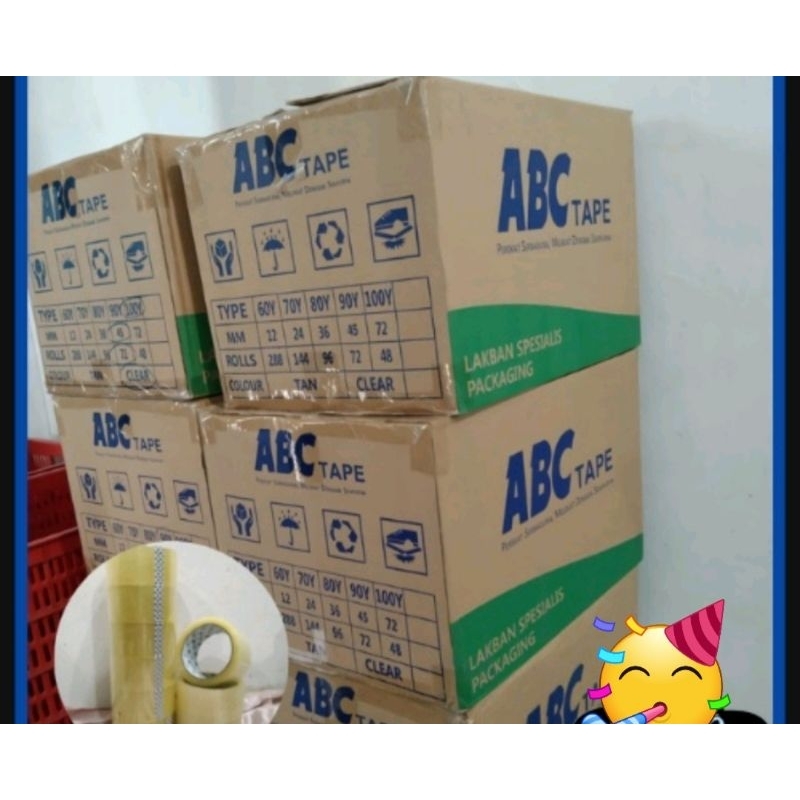 

lakban bening dan coklat 48MMx70Y(60M)