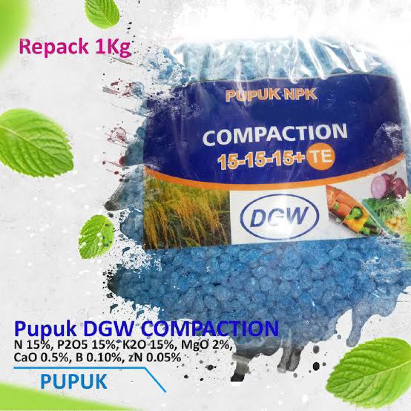 Pupuk DGW CIMPACTION NPK 15-15-15 Plus TE REPACK 500Gram