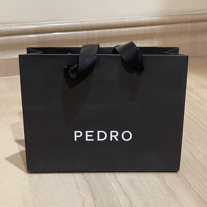 

[READY LANGSUNG KIRIM] PAPERBAG PEDRO ORIGINAL FROM STORE HITAM LARGE PAPERBAG TAS BRANDED