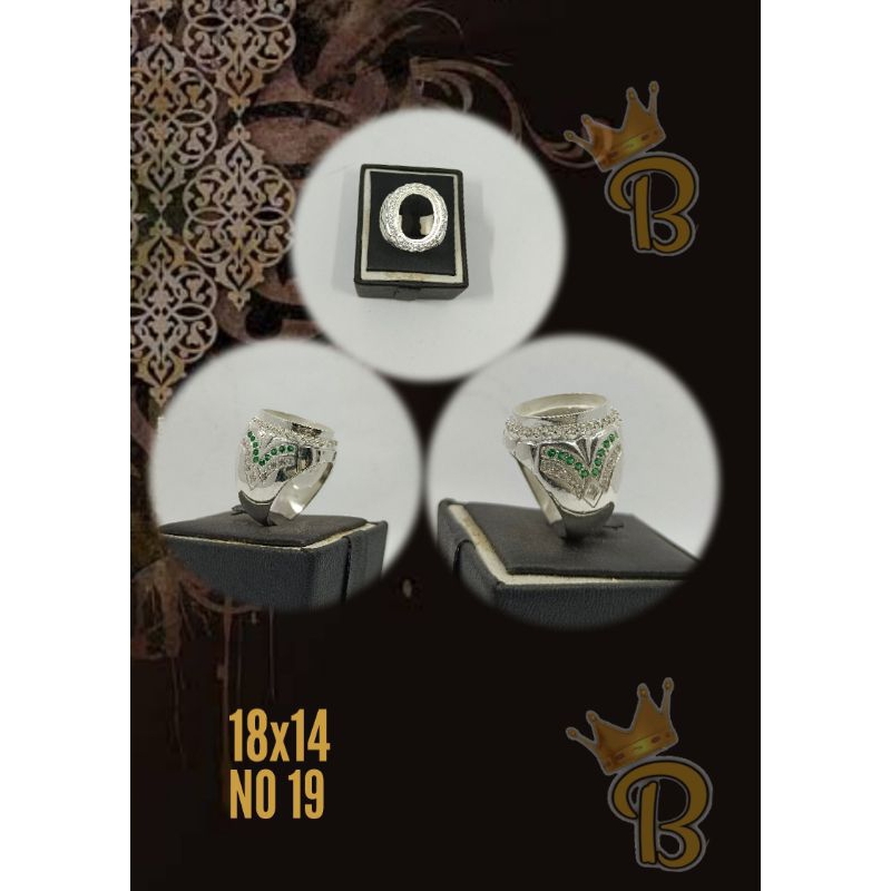 EMBAN PERAK KOMBINASI MATA