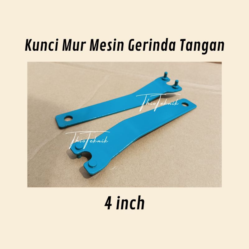 Kunci Mur Gerinda Tangan 4" Kunci Mesin Gerinda Kunci Mata Penjepit Gerinda