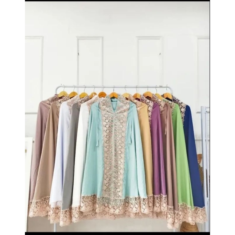 Mukena Jumbo Dewasa Shiren Putih