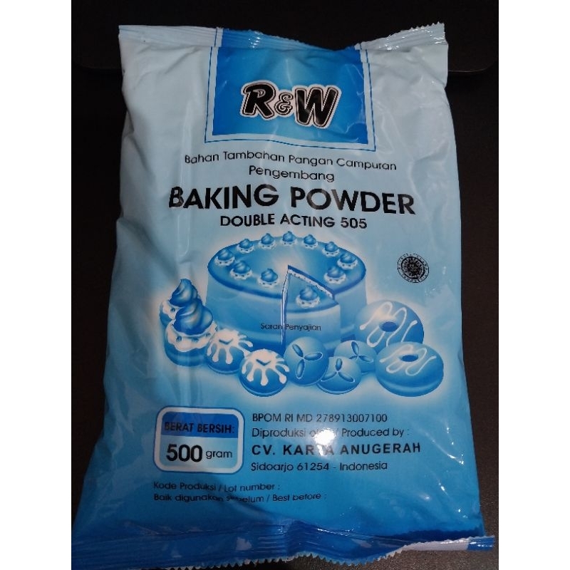 

Baking powder R&W RW 500gr