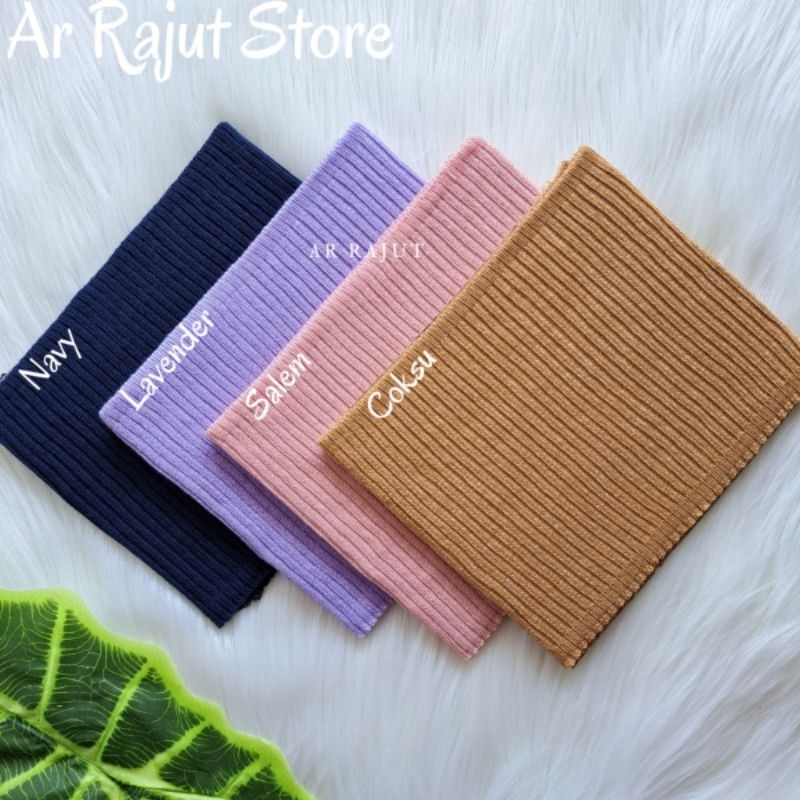 Ciput Rajut Premium Polos/Inner hijab anti pusing( PAKET HEMAT 5 PCS )