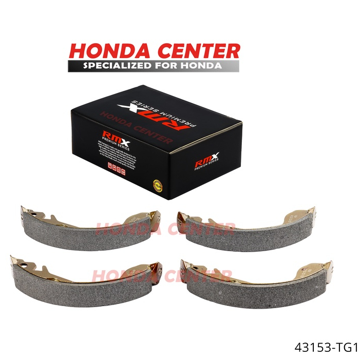 RMX,kampas rem brake shoe sepatu rem belakang honda brio 2013 2014 43153-TG1