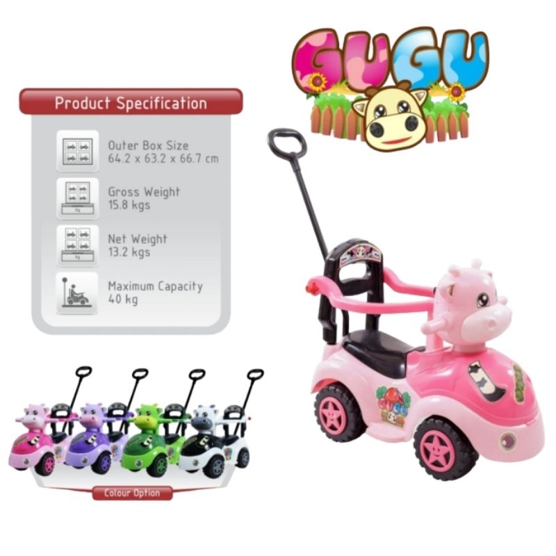GUGU YOTTA MAINAN ANAK MOBILAN DORONG KARAKTER LUCU