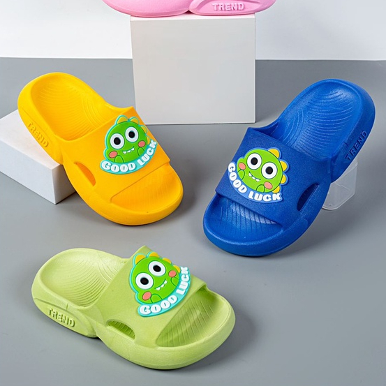 Sandal Slop Anak Laki Laki DIno Luck - Sandal Import 30-35