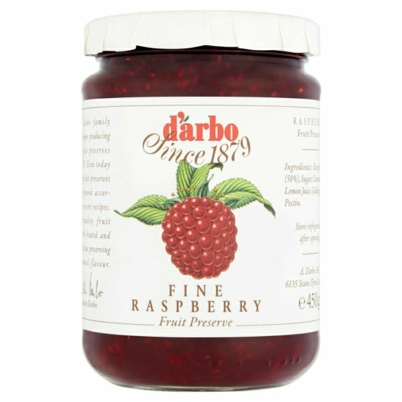 

D'ARBO DARBO Fine Raspberry Fruit Preserve 450g