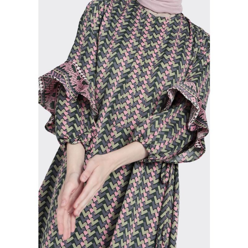 Zoya Gamis Ella Dress Printed