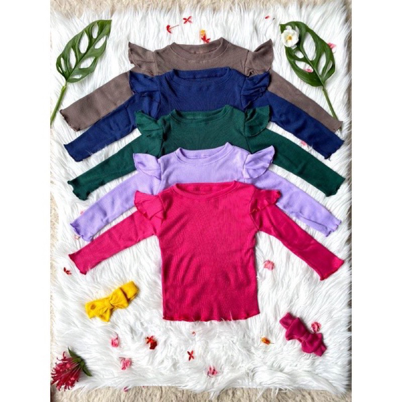 Atasan anak daisy knit