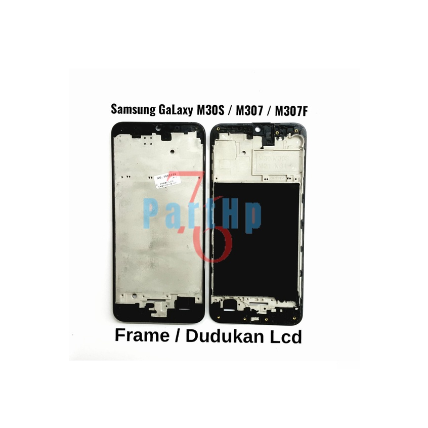 Frame Bezzell  - Samsung Galaxy M20S - M307 - M307F - Dudukan Lcd Bezzell Bezel Bejel - Hitam