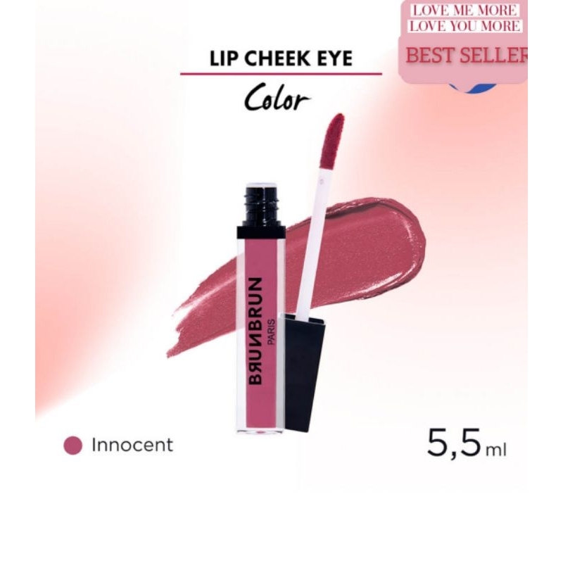 LIP CHEEK EYE INNOCENT BY BRUNBRUN PARIS PROMO