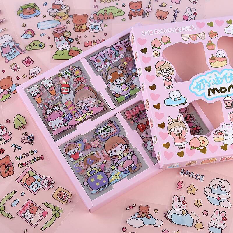 

Sticker Momo Per Box isi 100