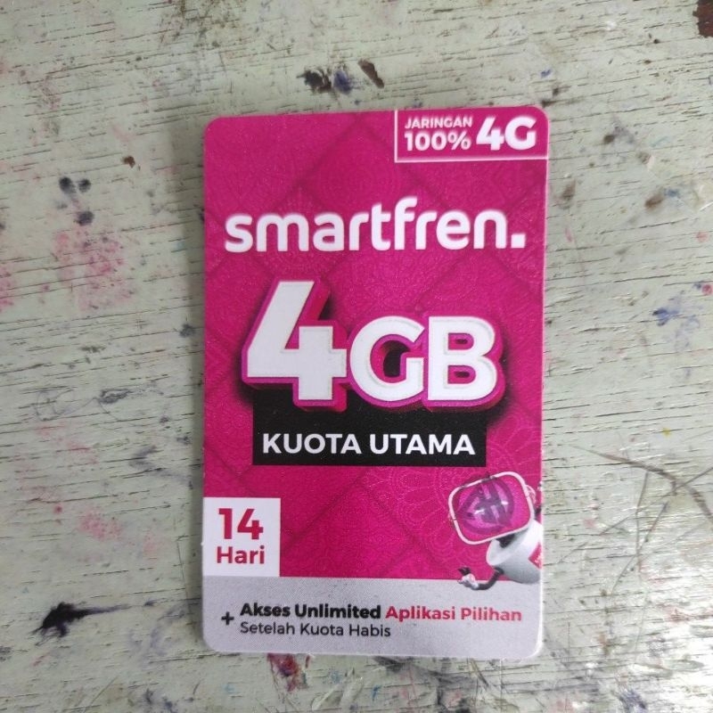 VOUCHER SMARTFREN NONSTOP 4GB 14HARI