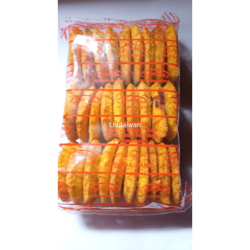 

Kue bolu cukil / kue kering manis renyah enak, tepung irut 250 gram 100% murni untuk maagh dan asam lambung