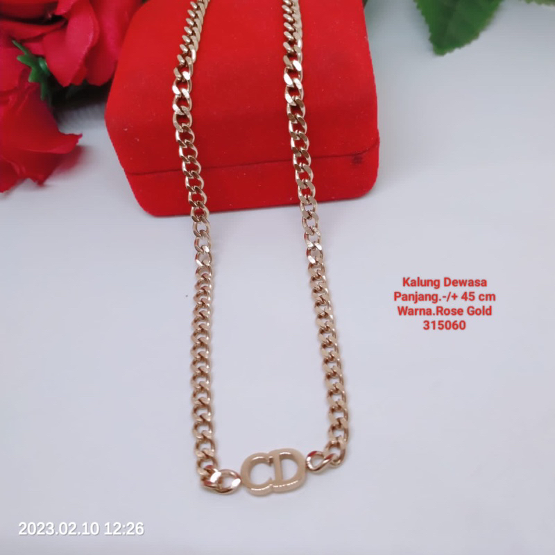 Kalung Titanium Premium Terlaris Termurah Anti Karat Anti Luntur