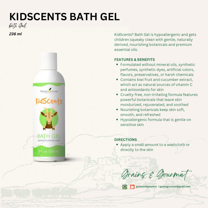Young Living / YL - Kidscents Bath Gel