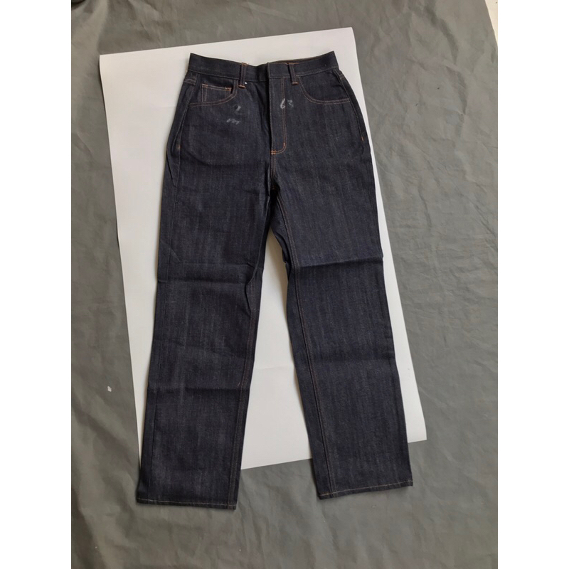 celana jeans GU by uniqlo high waist brand new stoklot sisa ekspor