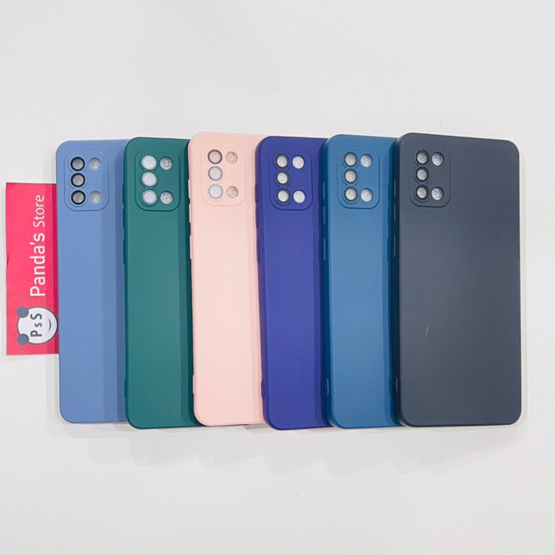 Case Samsung A31 Lenspro Makaron Full Color Softcase Pro Lensa