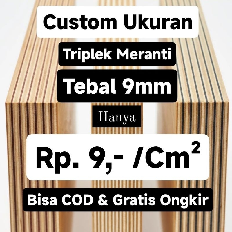 Custom triplek 9mm plywood multiplek halus gread export furniture sound