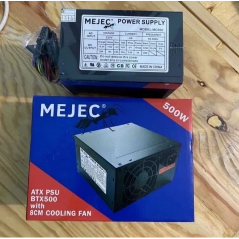 Power Supply PC 500W MEJEC PSU Komputer