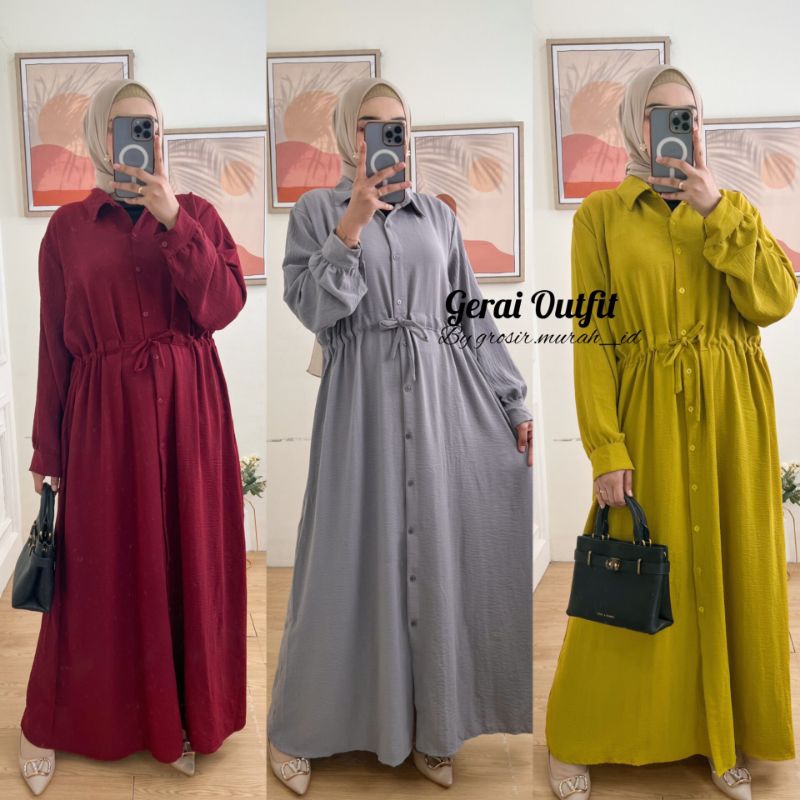 SHERITY DRESS CRINCLE AIRFLOW