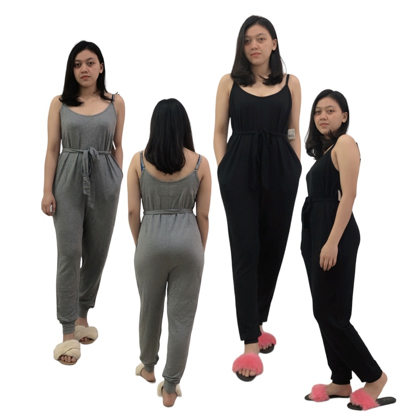Zy JUMPSUIT Celana Panjang BUMPSTAR LekBong Tali Pinggang