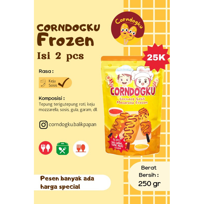 

Corndog Mix Sosis Moza Frozen