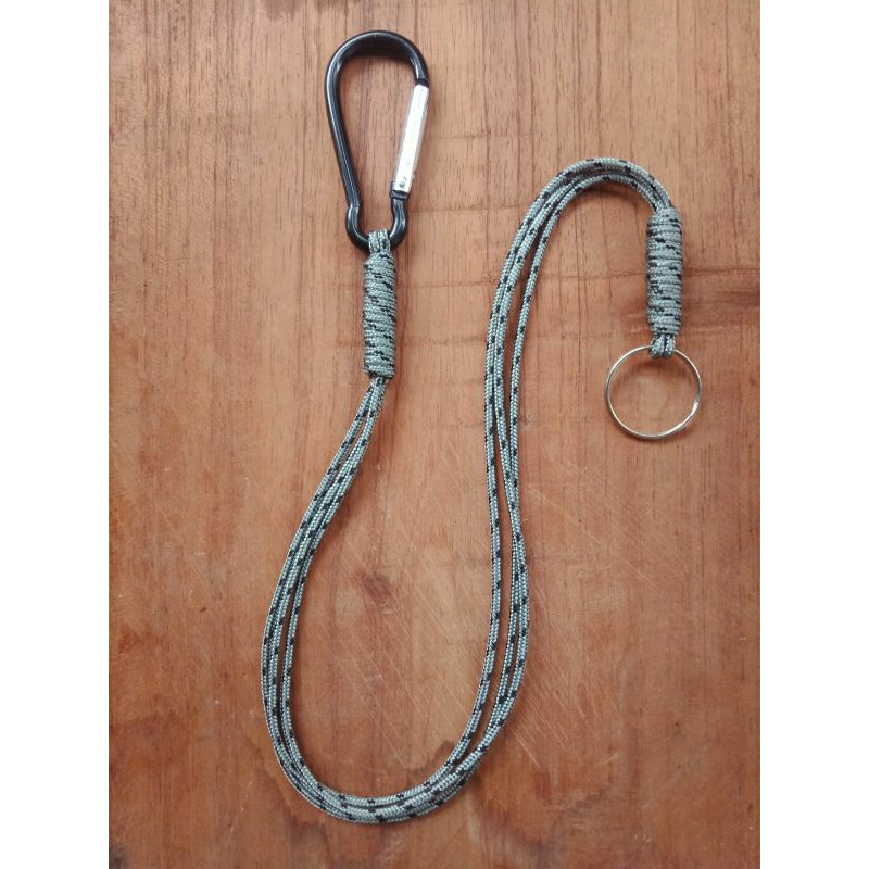 Tali Dompet prusik tiga layer carabiner