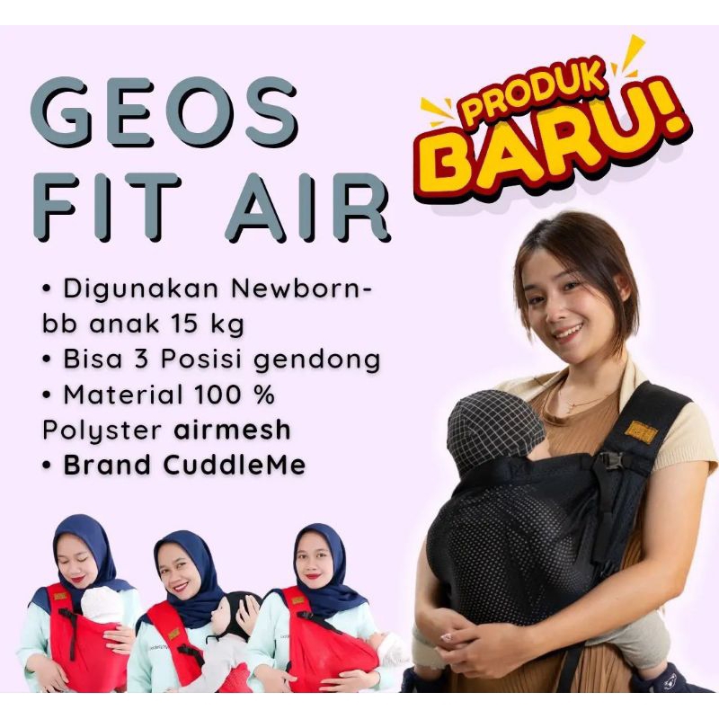Cuddle Me Gendongan Geosfit Air