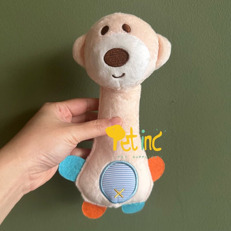 Mori bear squeaky toy