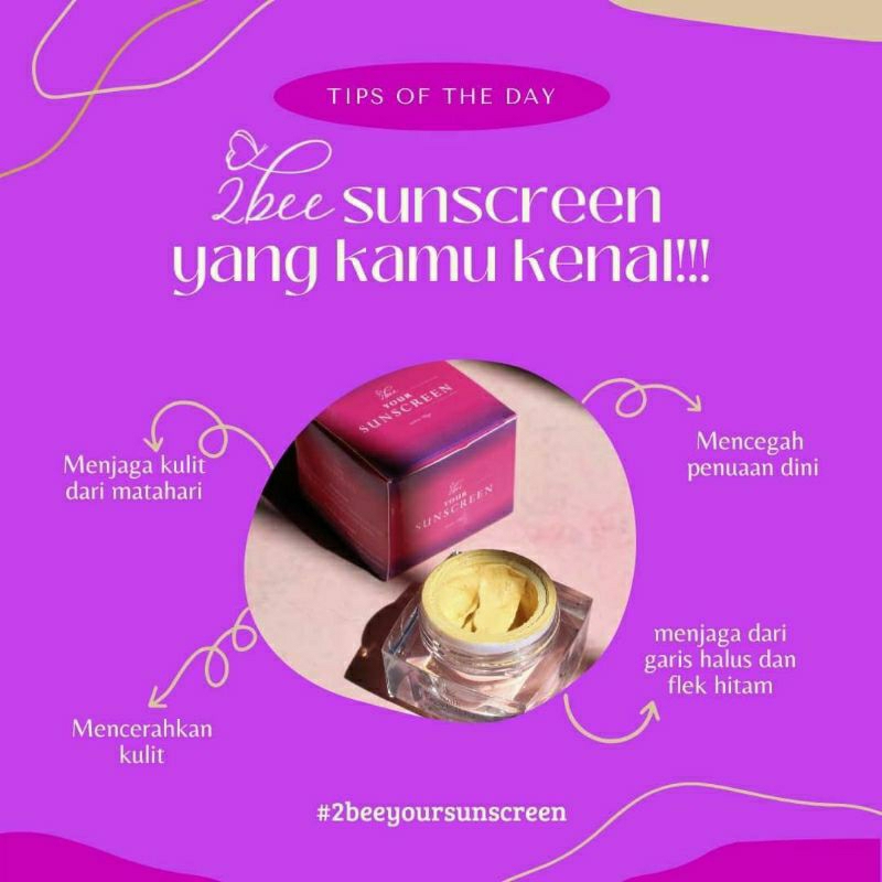 2 bee your sunscreen