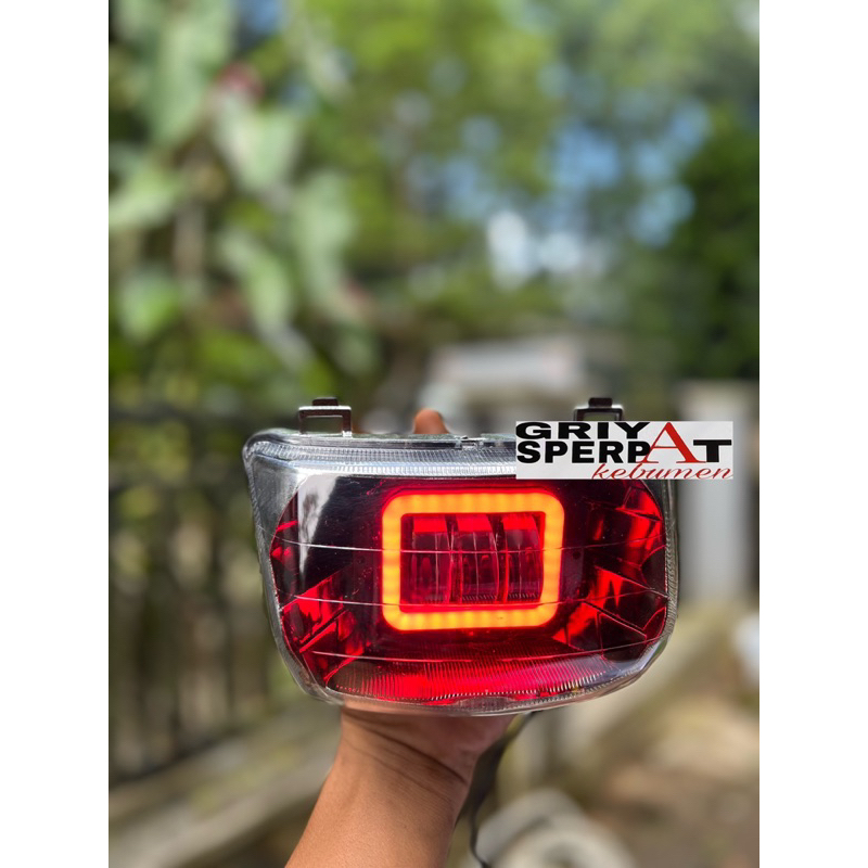 LAMPU DEPAN  LED SUPRA X LAMA 3 MATA