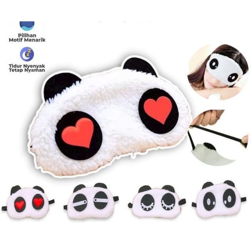 [LGS] Penutup MataTidur Karakter Panda / Sleeping Eye Panda / Eye Cover