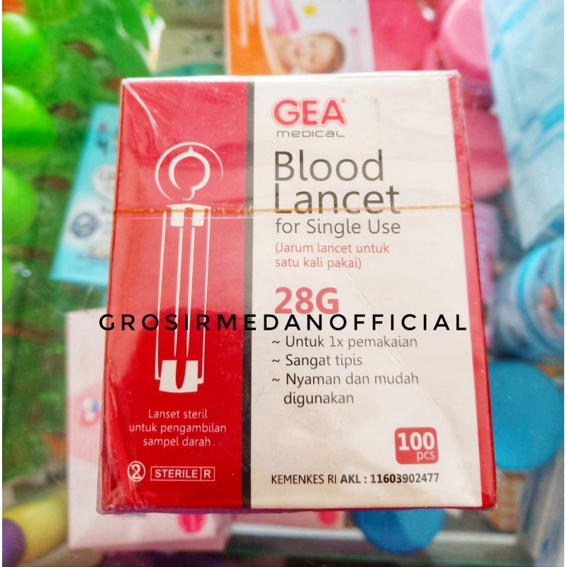 BLOOD LANCET GEA - LANCET DARAH ISI 100