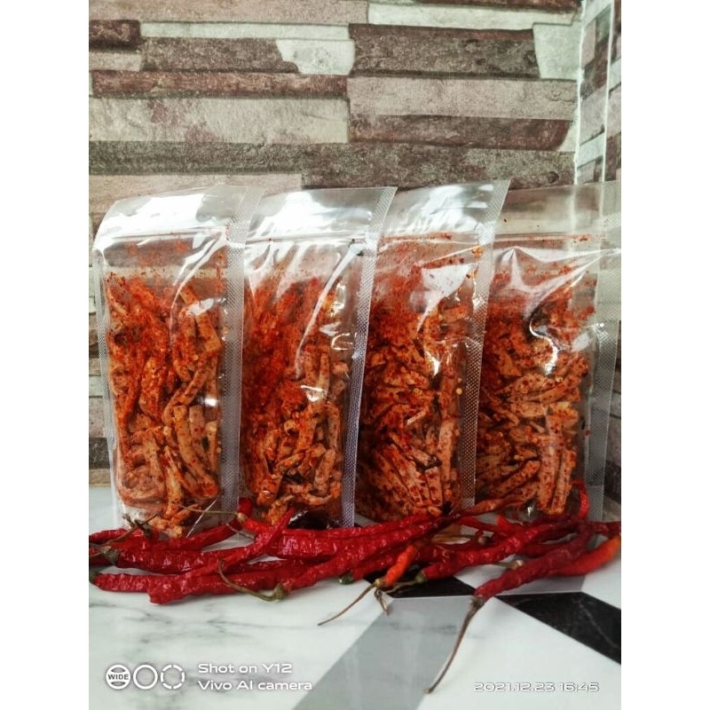 

Basreng baso goreng setik pedas daun jeruk isi 100gram