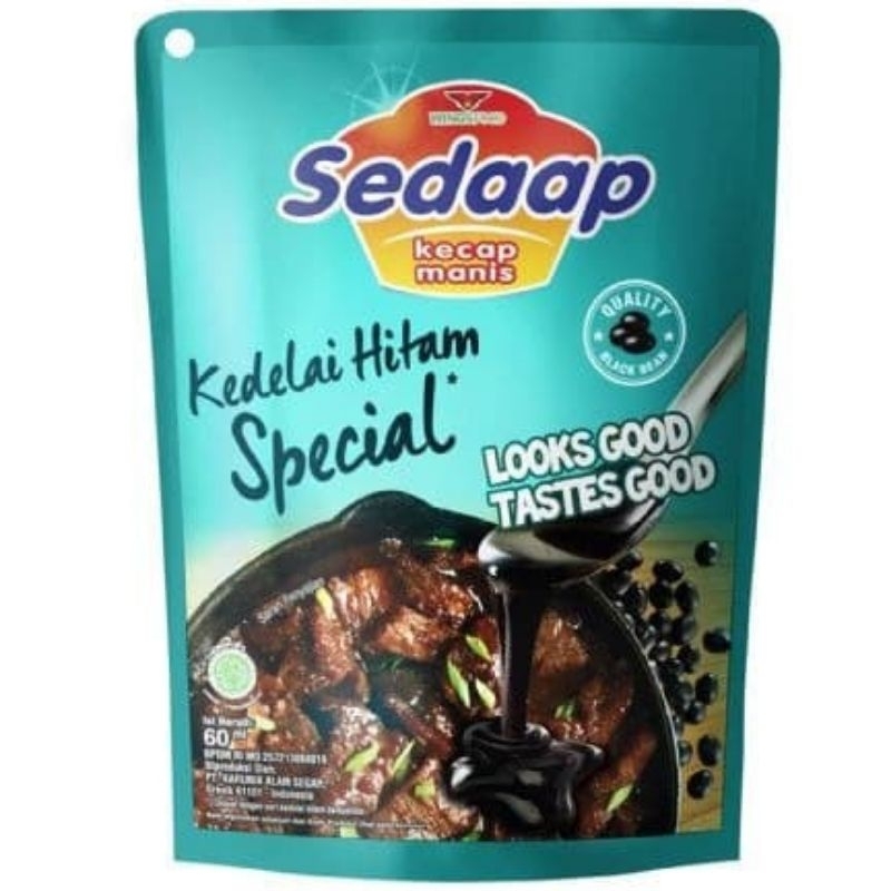 

Kecap Sedaap Kedelai Hitam Pouch 60ml