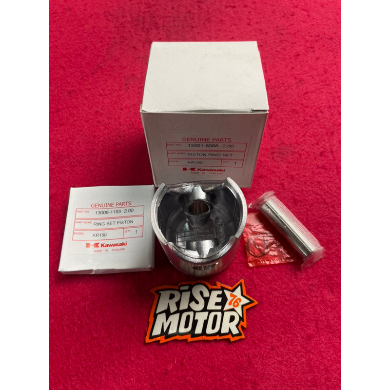 Piston Kit Ninja 150 size 200 uk 61 pen 15