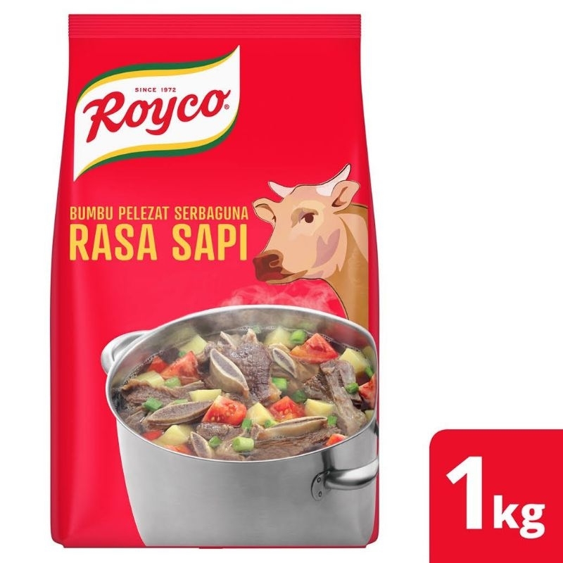 

ROYCO BUMBU PELEZAT PENYEDAP SERBAGUNA SERBA GUNA BUBUK INSTAN RASA SAPI UKURAN 1KG 1 KILO KG INSTAN COCOK UNTUK USAHA BISNIS JUALAN MAKANAN MASAKAN DEPOT WARUNG RESTORAN RUMAH MAKAN DAPUR MASAK RESEP MASAKAN MAKANAN KUAH SOP SUP RAWON SOTO KALDU SEMUR